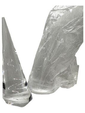 2 Acrylic Ring Display Stand Cone Shape 3 In NWP Modern Elegant